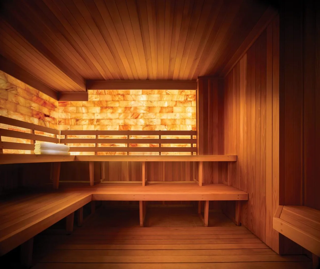 Canyon Ranch Woodside sauna